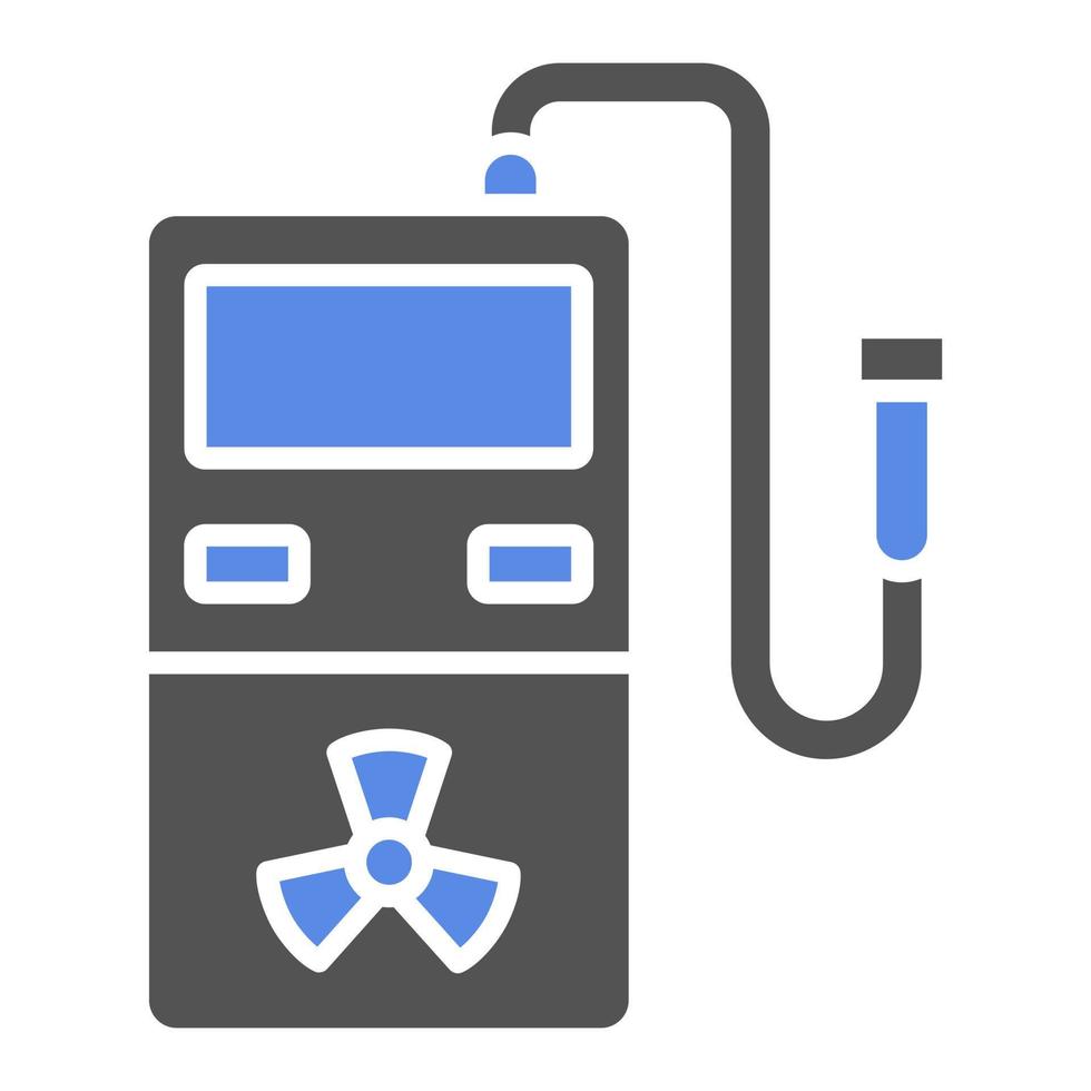 Radiation Detector Vector Icon Style