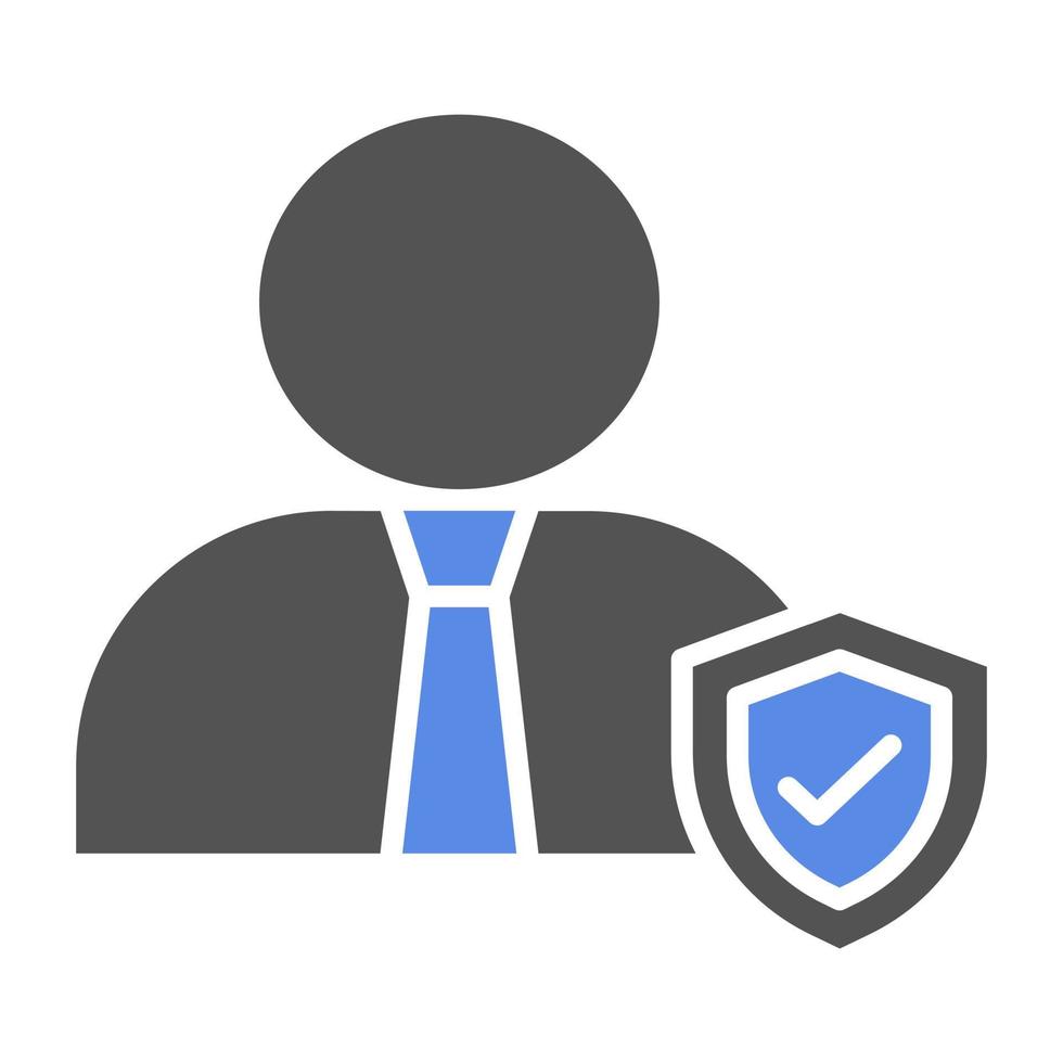 Employee Protection Vector Icon Style