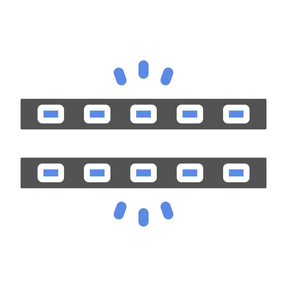 Rgb Light Strip Vector Icon Style