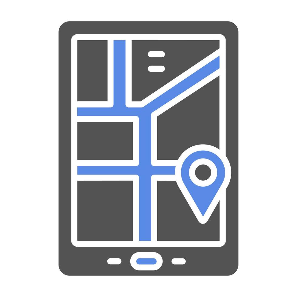 GPS Device Vector Icon Style