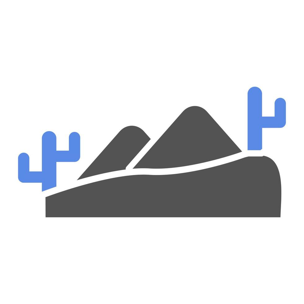 Desert Vector Icon Style