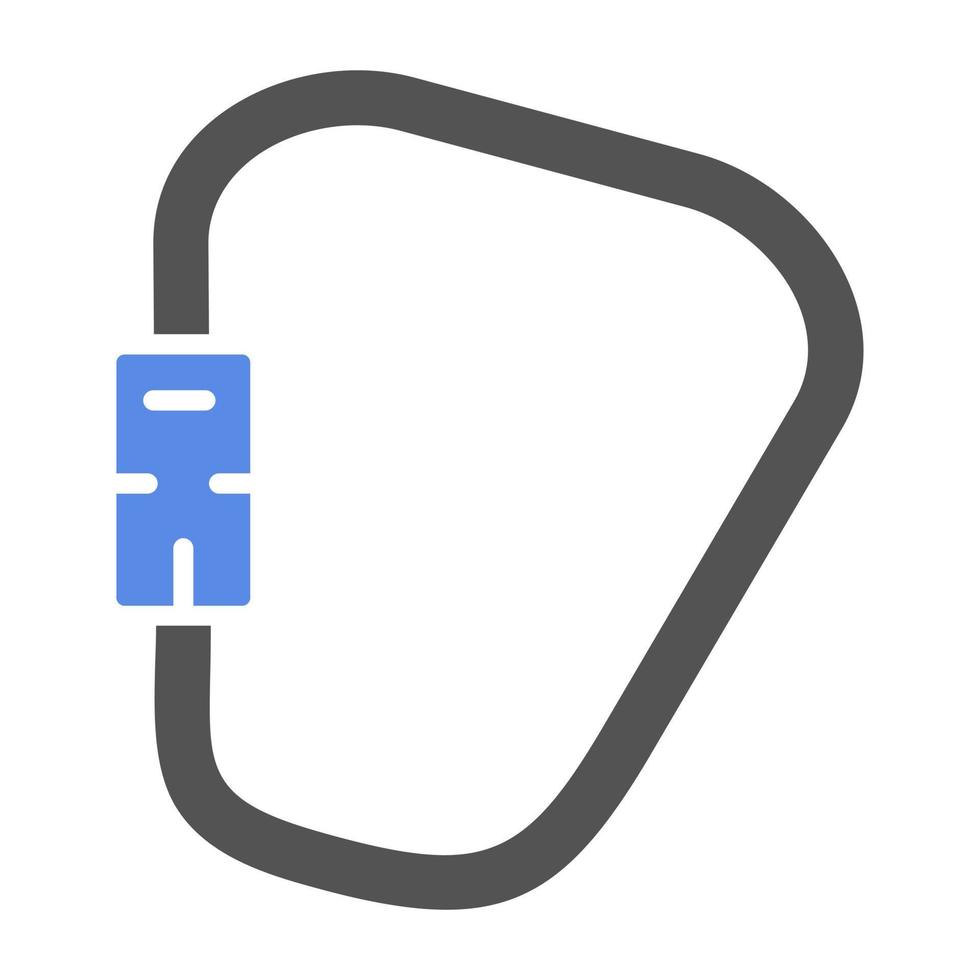 Carabiner Vector Icon Style