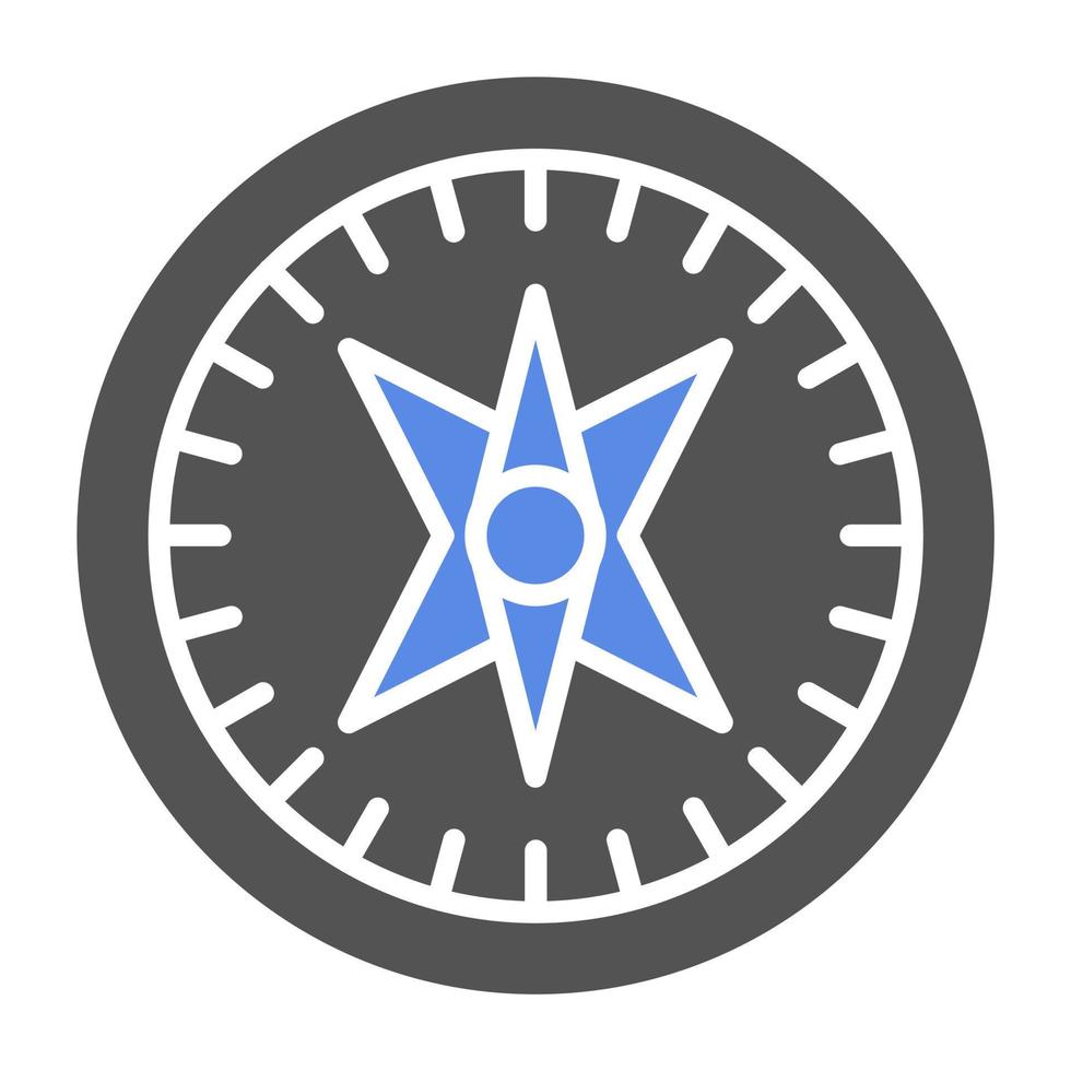 Compass Vector Icon Style