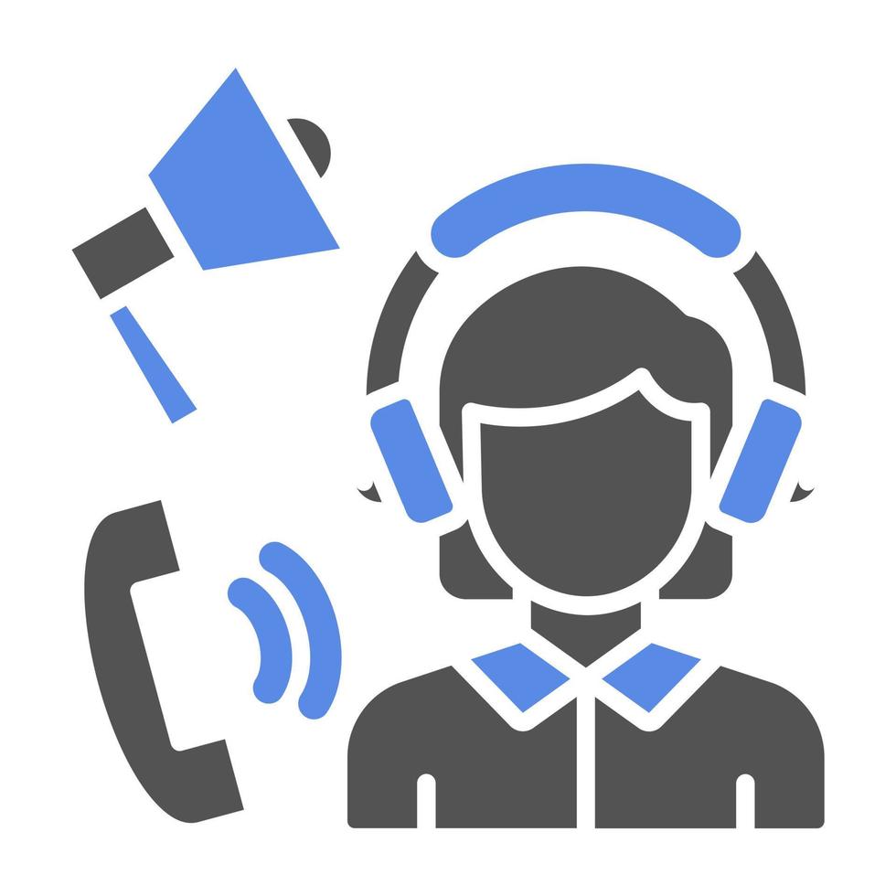 Telemarketing Vector Icon Style