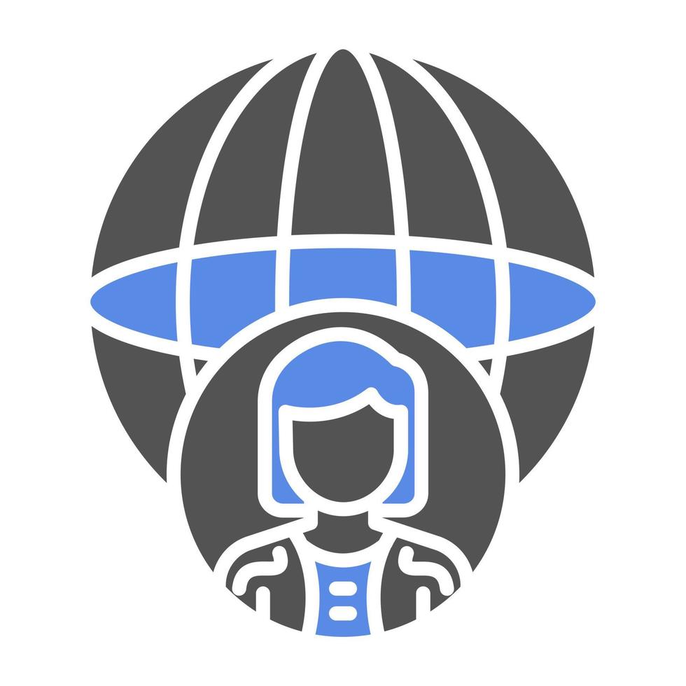 Global Talent Vector Icon Style