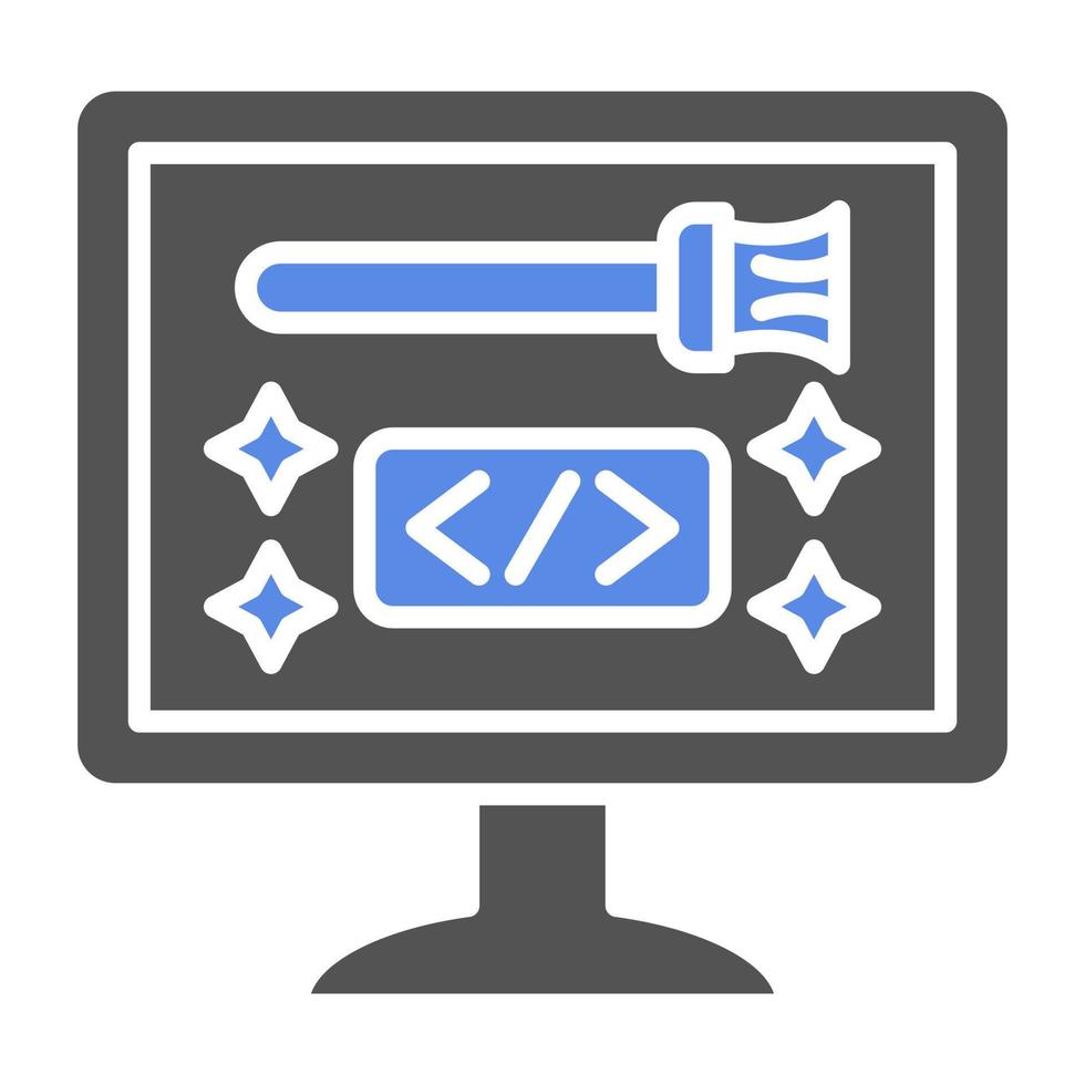 Clean Code Vector Icon Style 22406582 Vector Art at Vecteezy