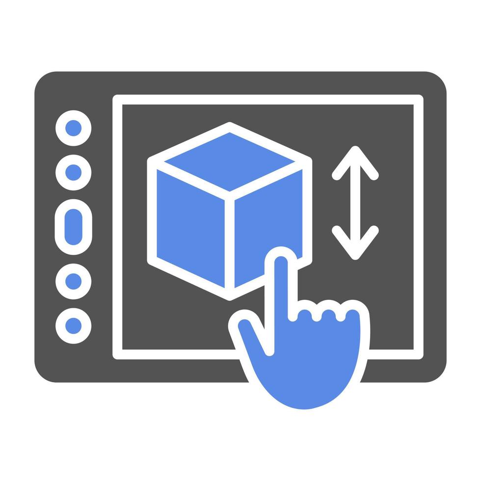Interaction Design Vector Icon Style
