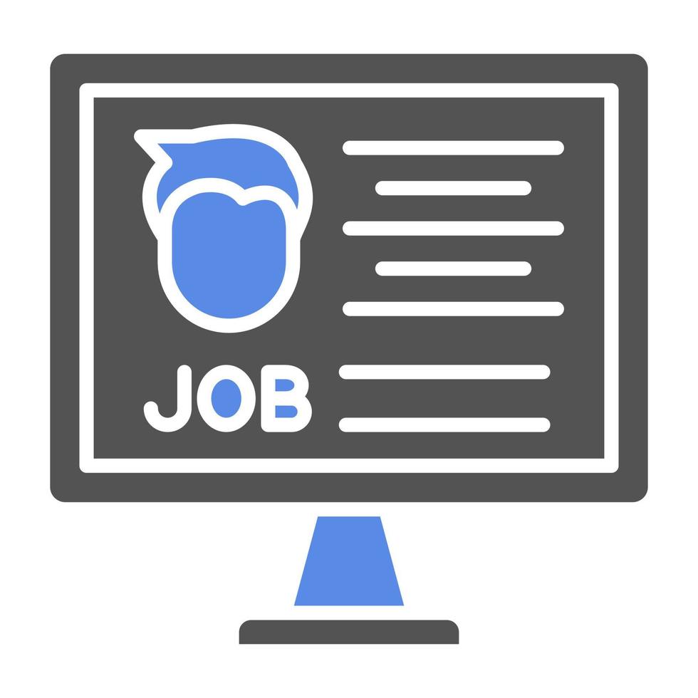 Job Application Vector Icon Style