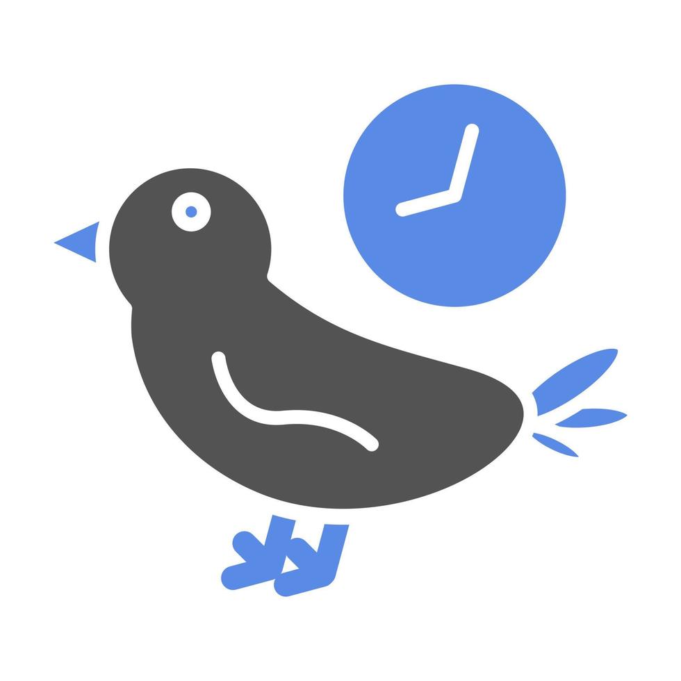 Early Bird Vector Icon Style