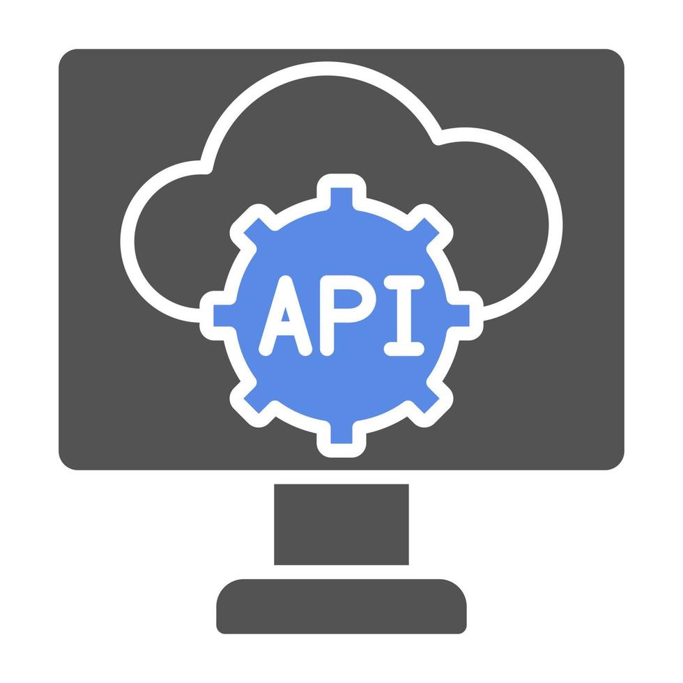 Api Vector Icon Style 22406961 Vector Art at Vecteezy