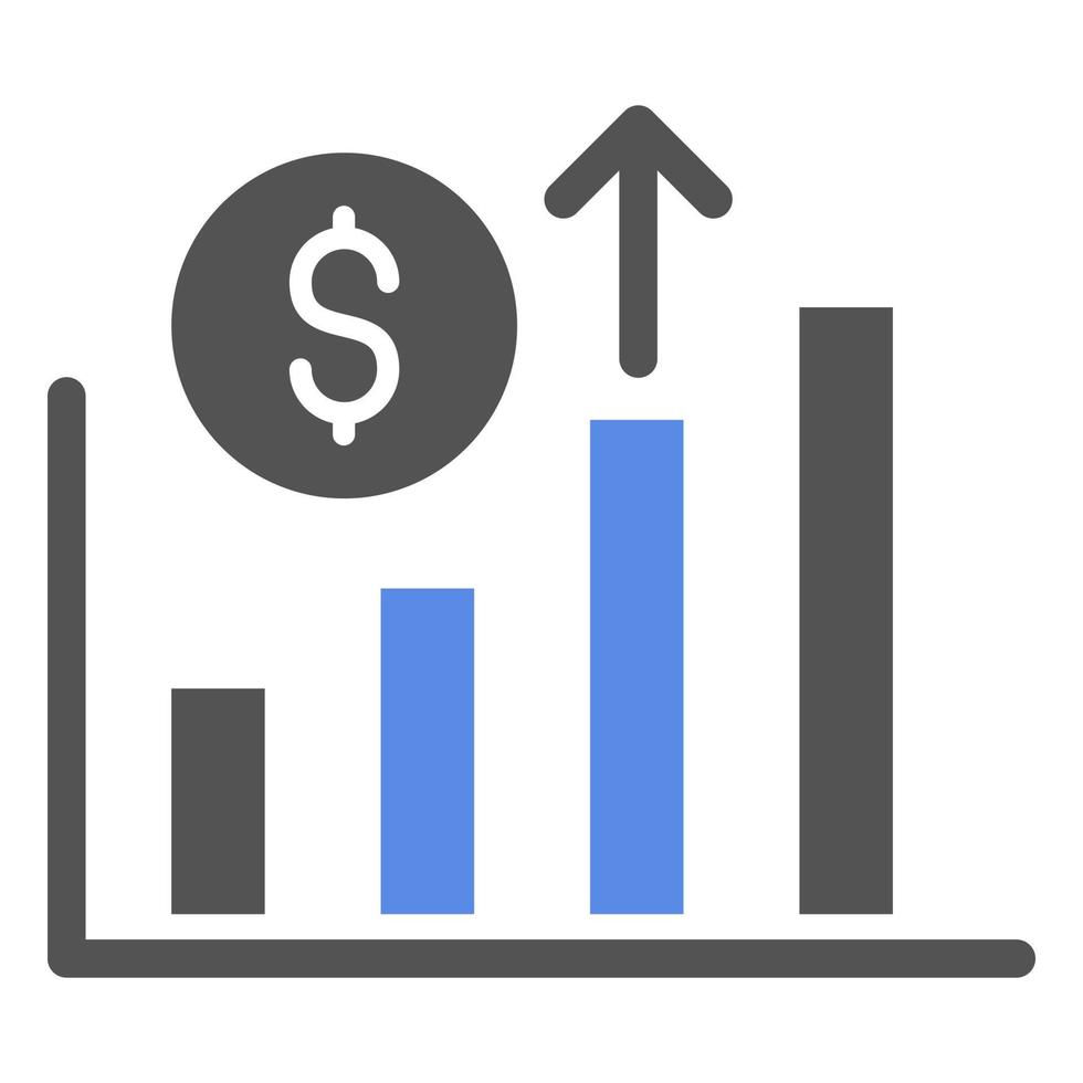 Economic Indicator Vector Icon Style