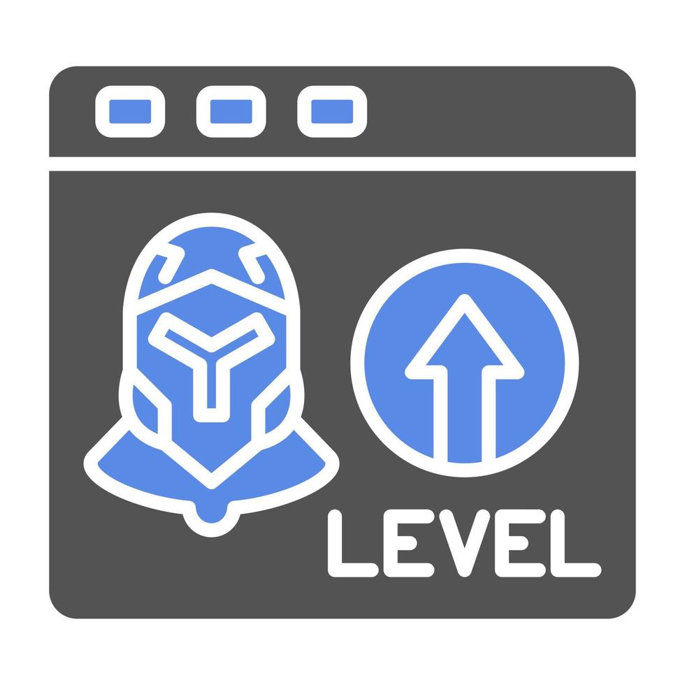 Level Up Vector Icon Style