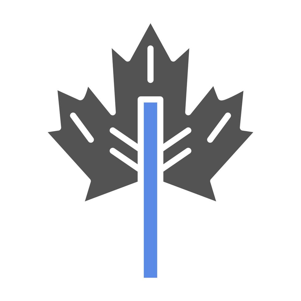 Maple Leaf Vector Icon Style