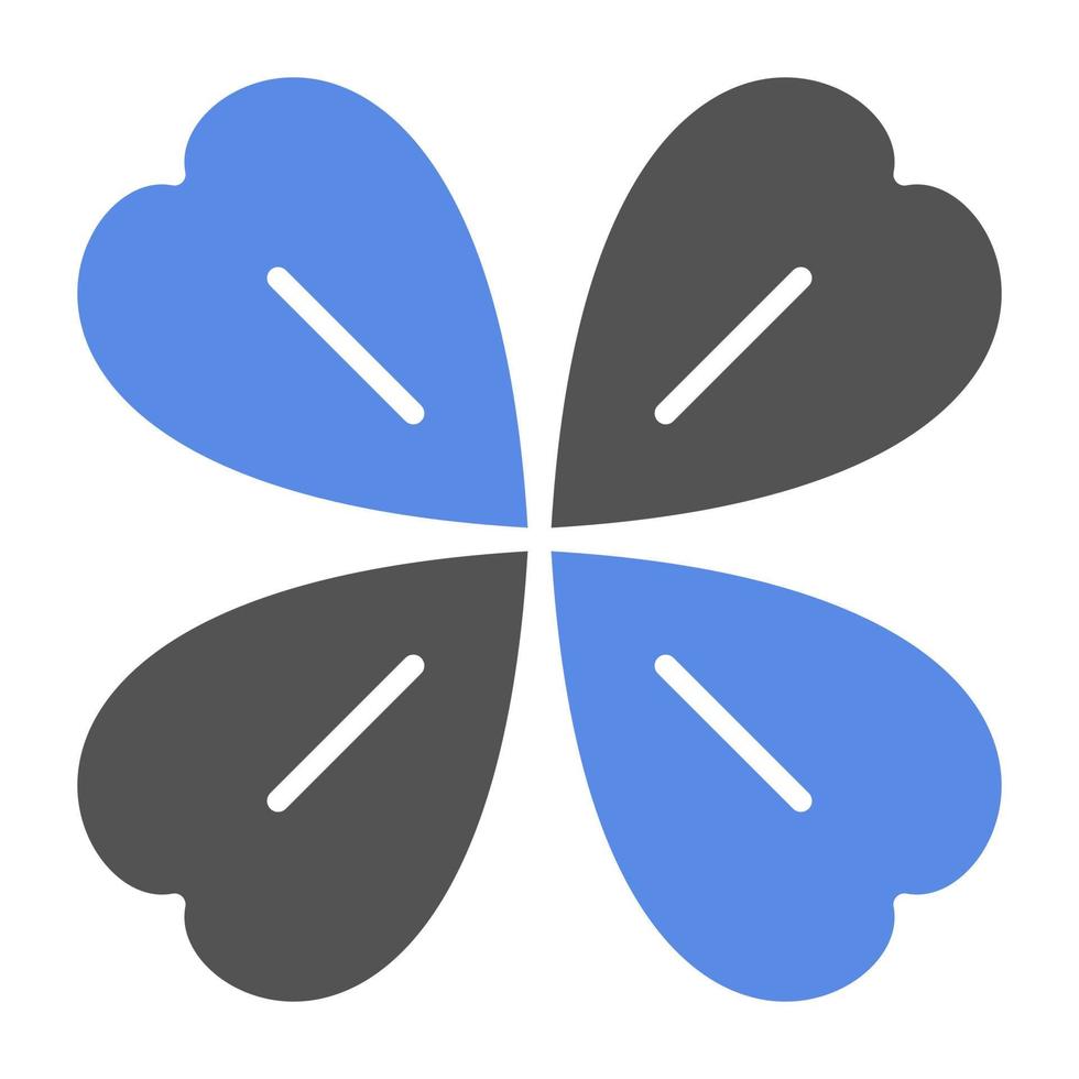 Four Leaf Clover Vector Icon Style