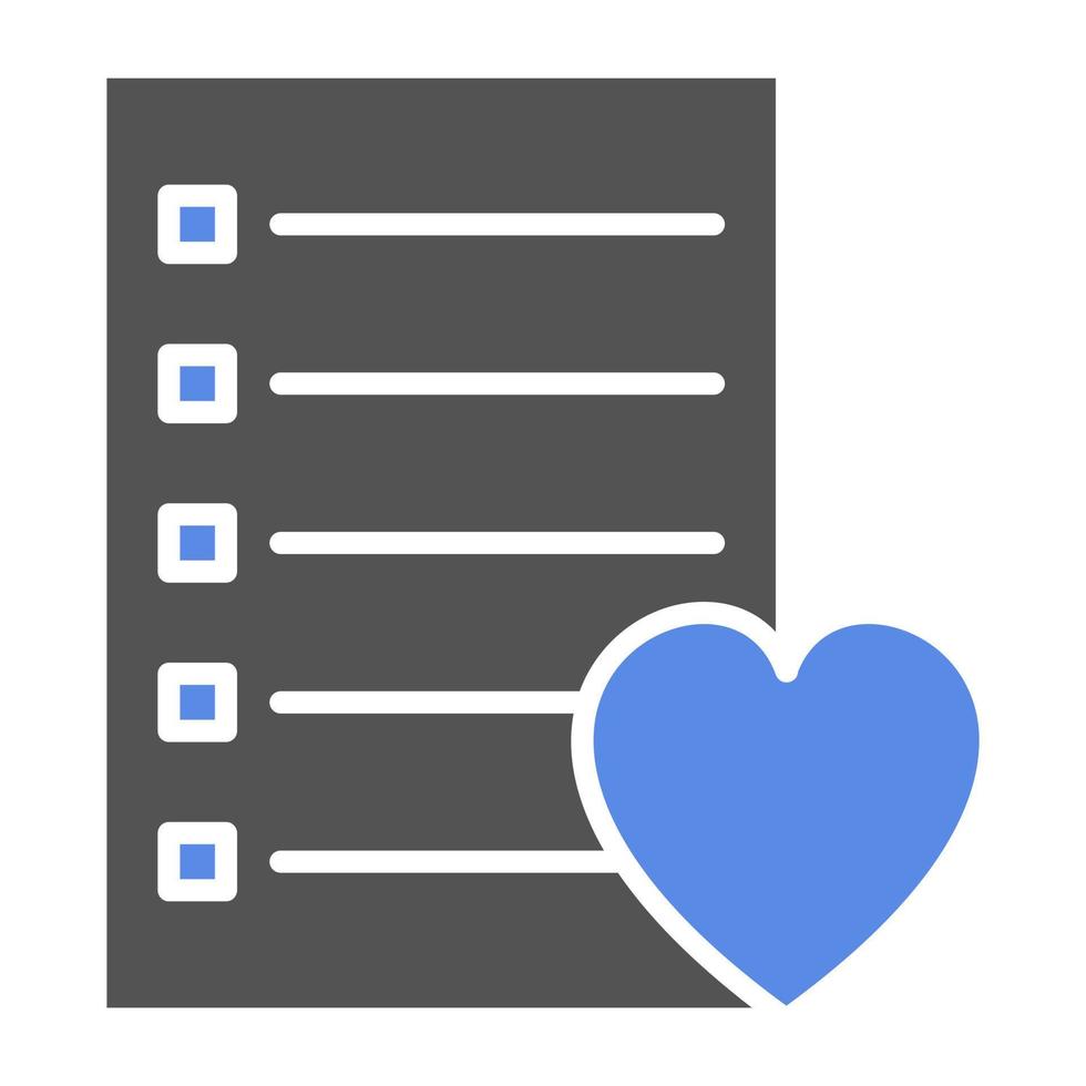 Wishlist Vector Icon Style