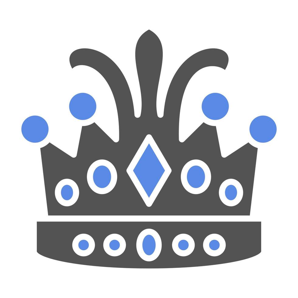 Queen Crown Vector Icon Style