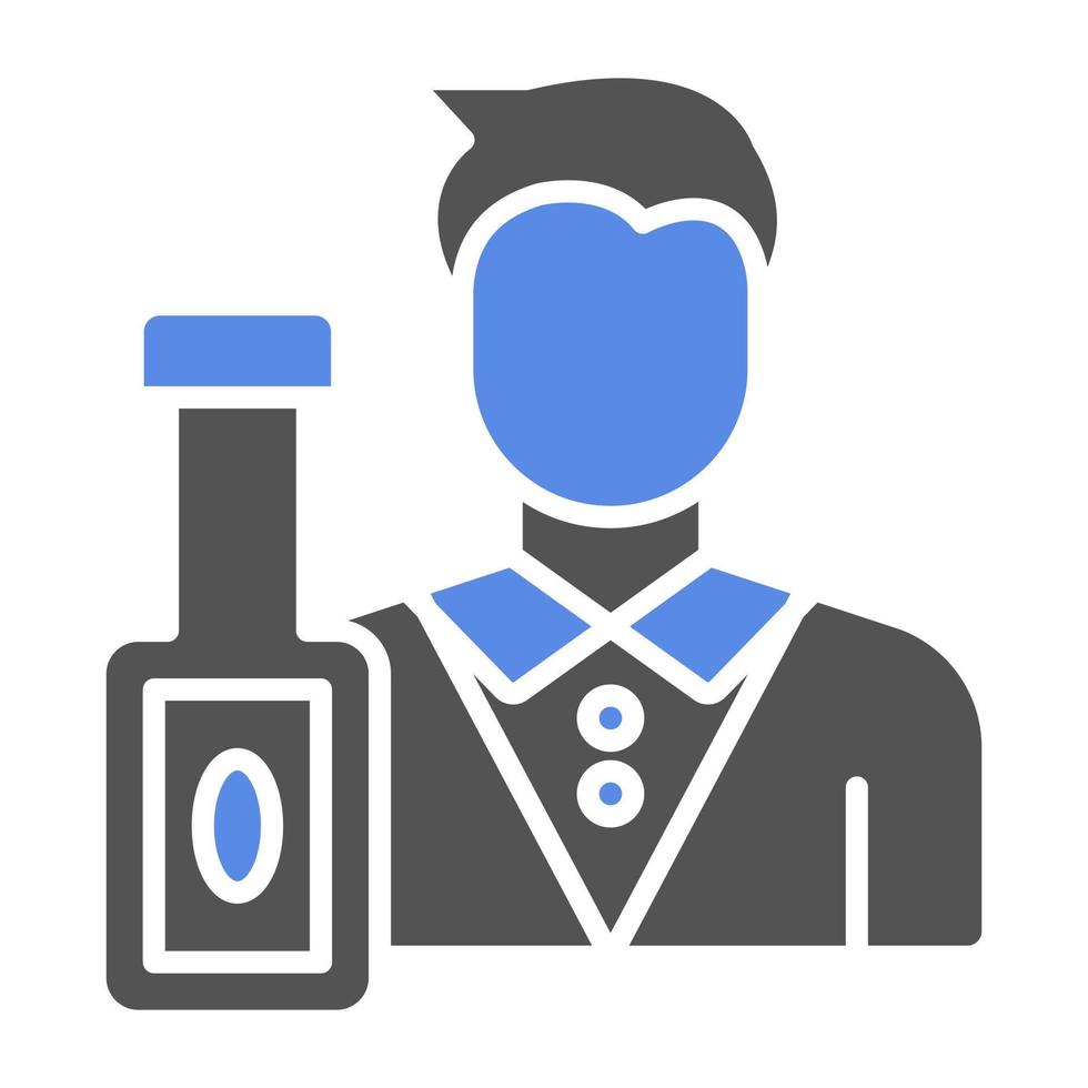 Bartender Vector Icon Style