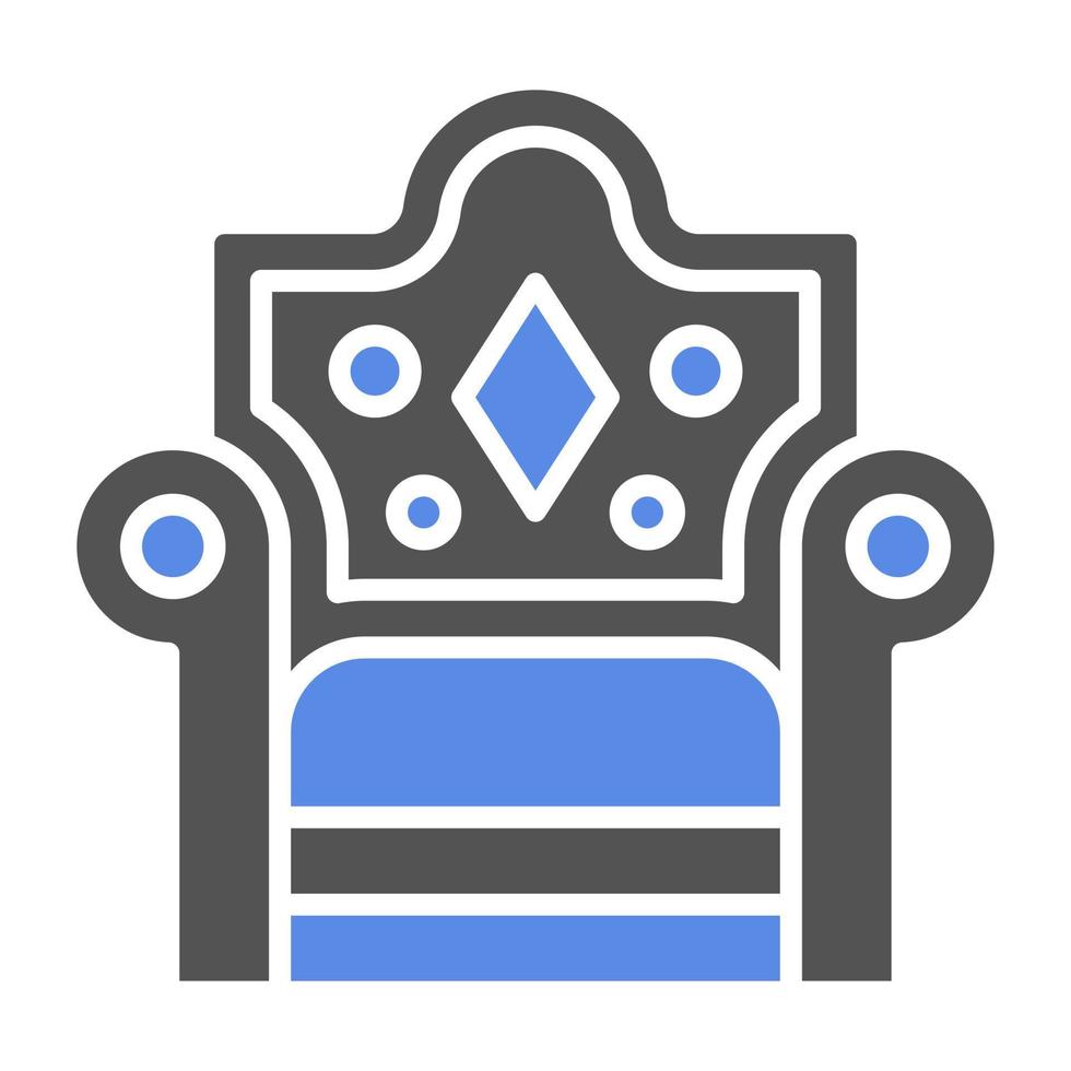 trono vector icono estilo