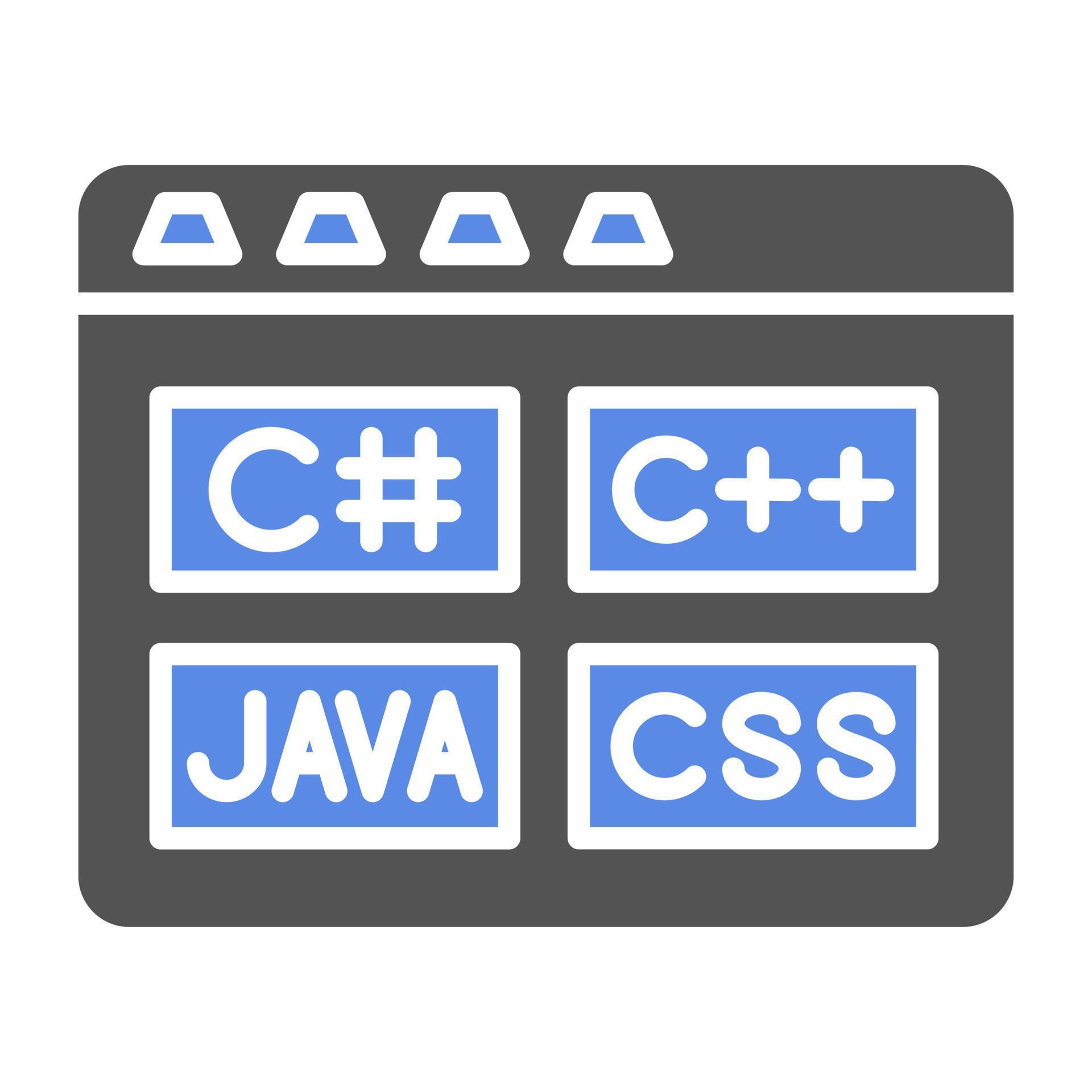 Coding Language Vector Icon Style 22407451 Vector Art at Vecteezy