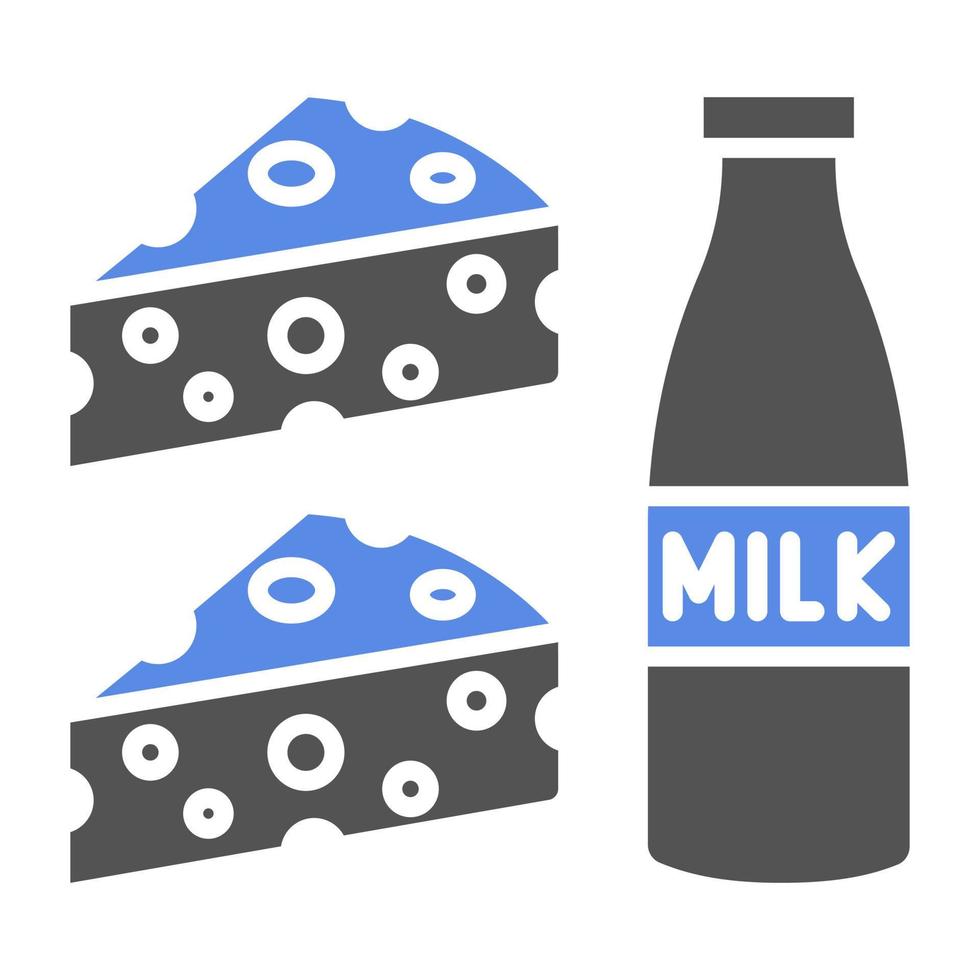 Dairy Vector Icon Style