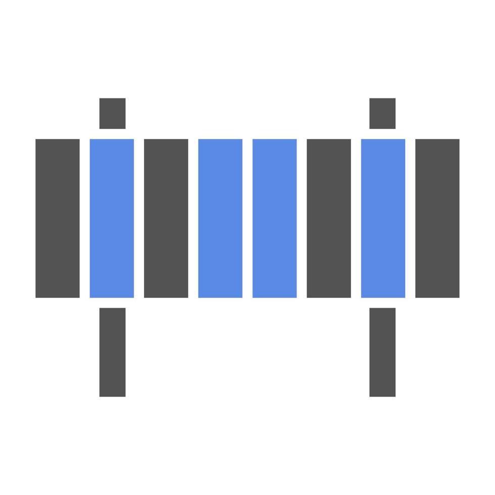 Road Obstruction Vector Icon Style