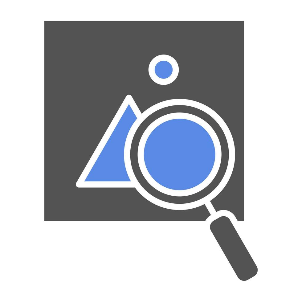 Search Image Vector Icon Style