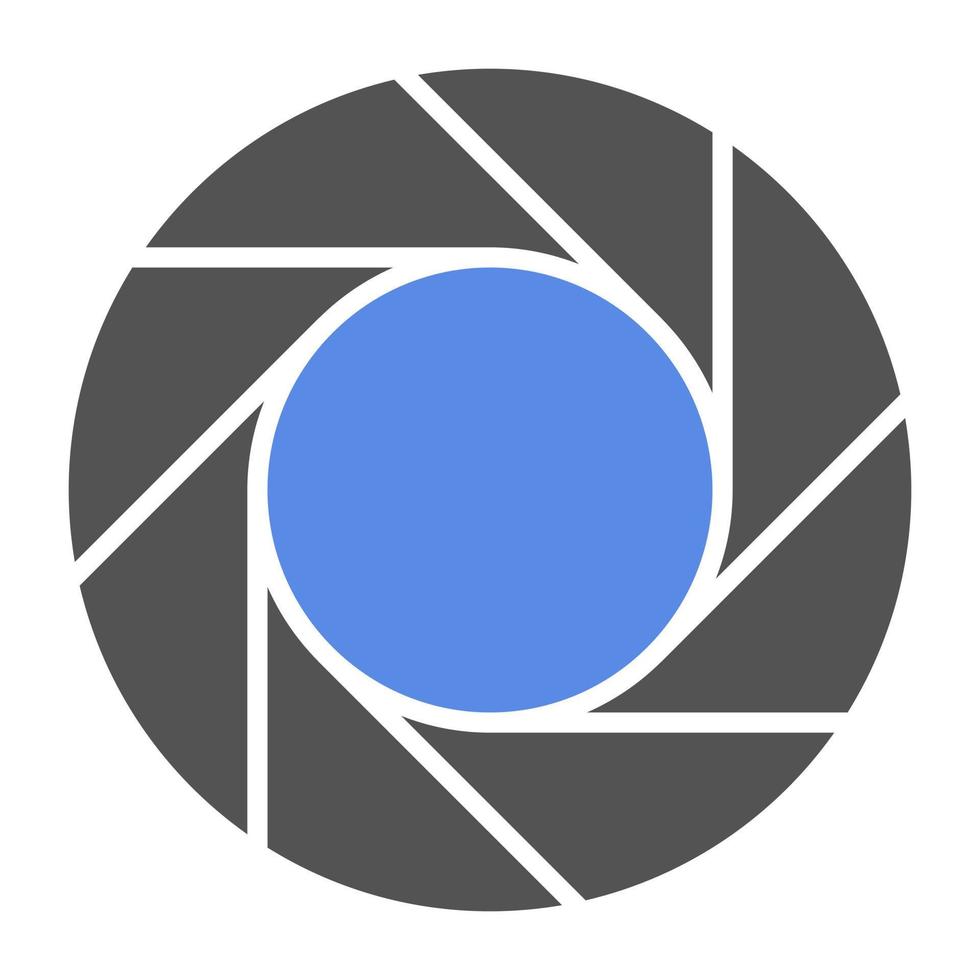 Diaphragm Vector Icon Style