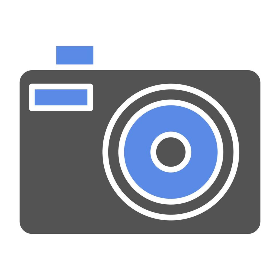 Compact Camera Vector Icon Style