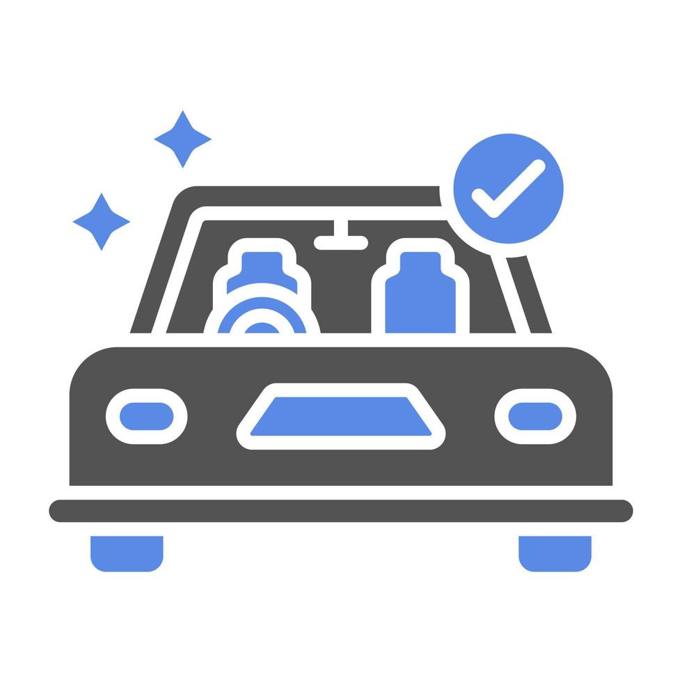 Interior Detailing Vector Icon Style