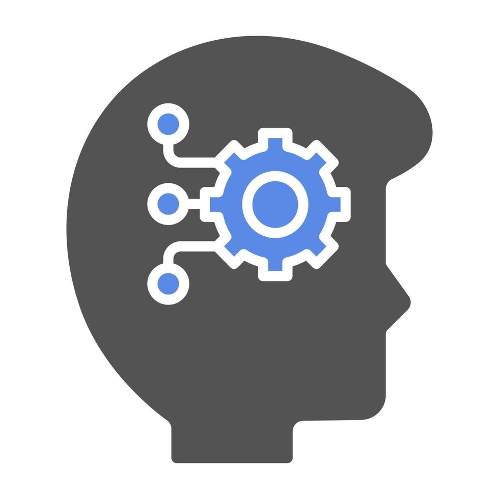 Critical Thinking Vector Icon Style