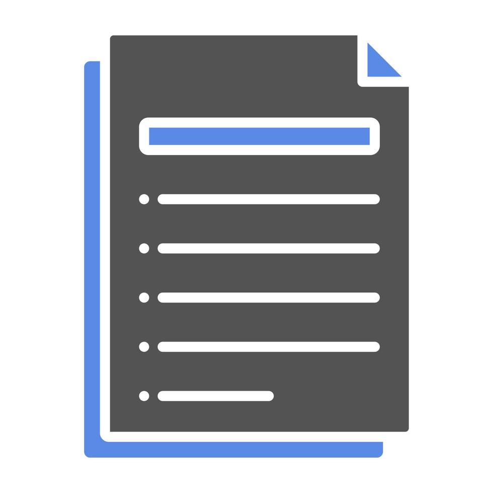 Essay Vector Icon Style
