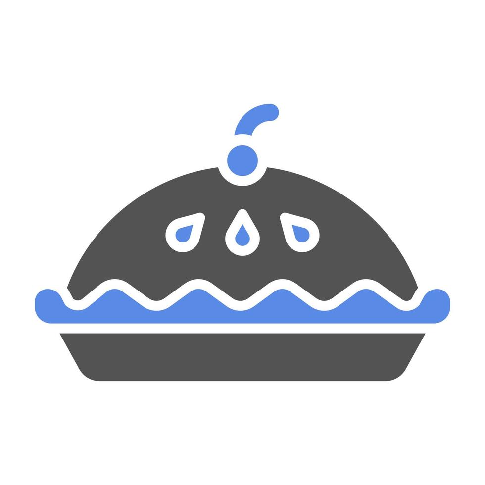 Apple Pie Vector Icon Style