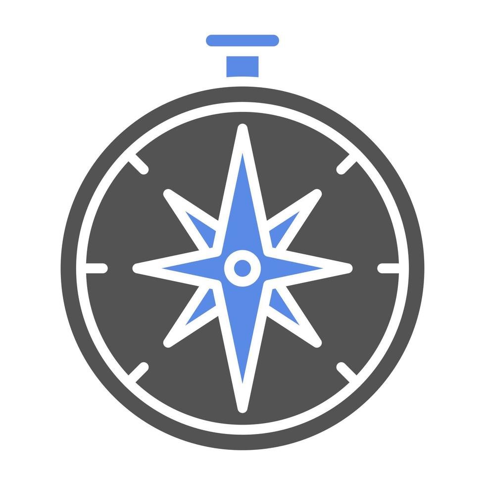 Compass Vector Icon Style