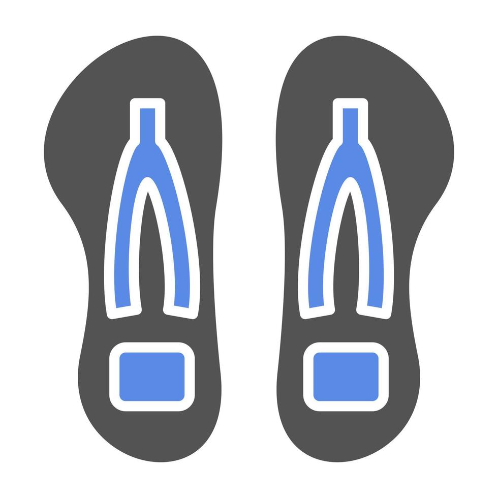 Flip Flop Vector Icon Style