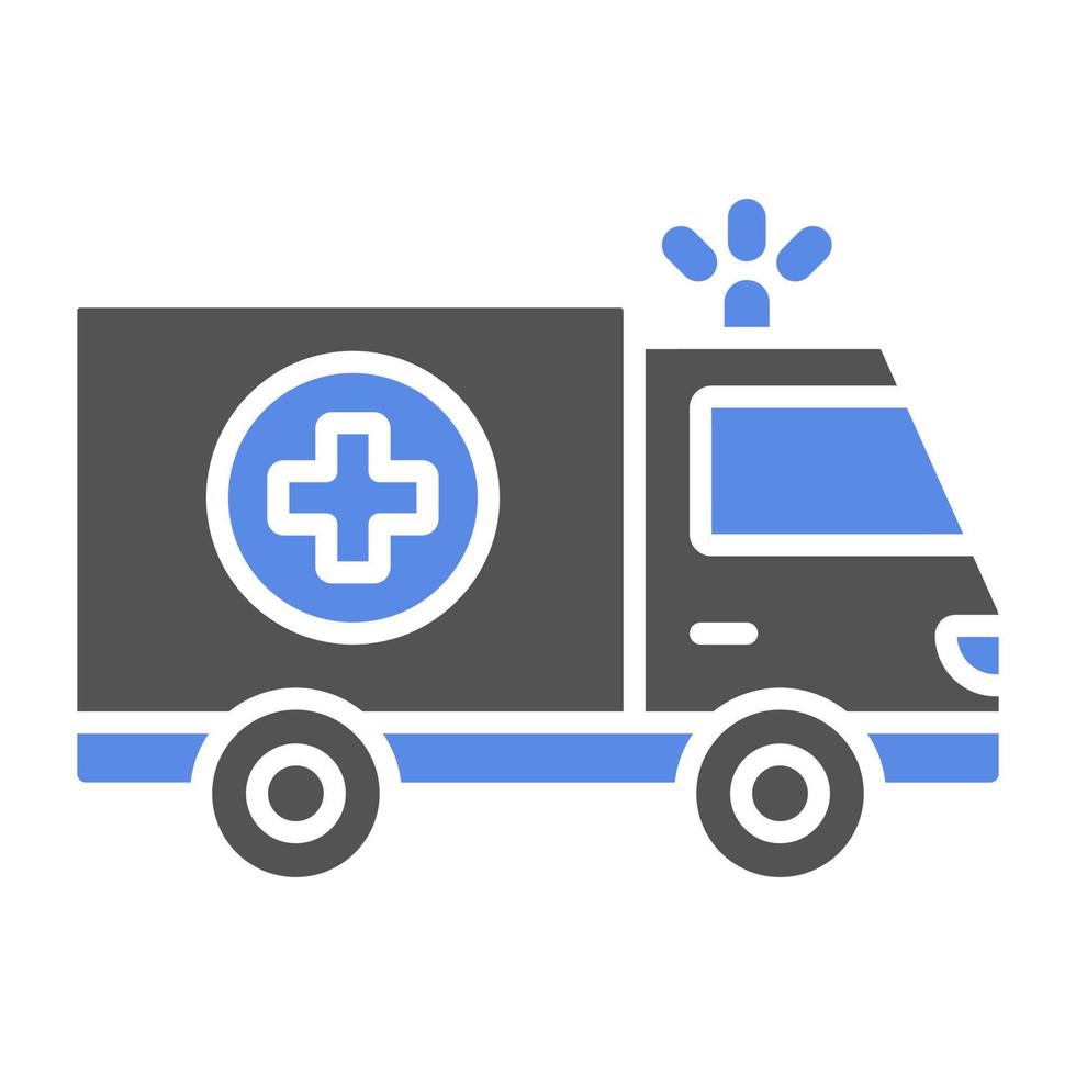 Ambulance Vector Icon Style