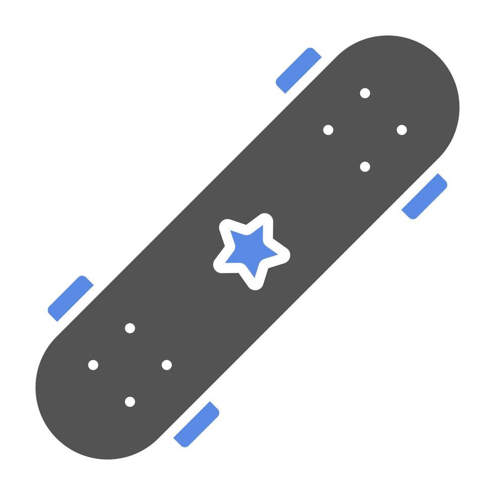 Skateboard Vector Icon Style