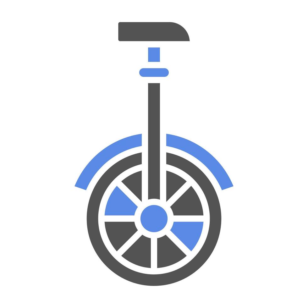 Monocycle Vector Icon Style