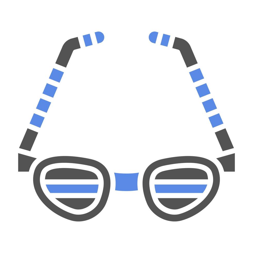 fiesta lentes vector icono estilo