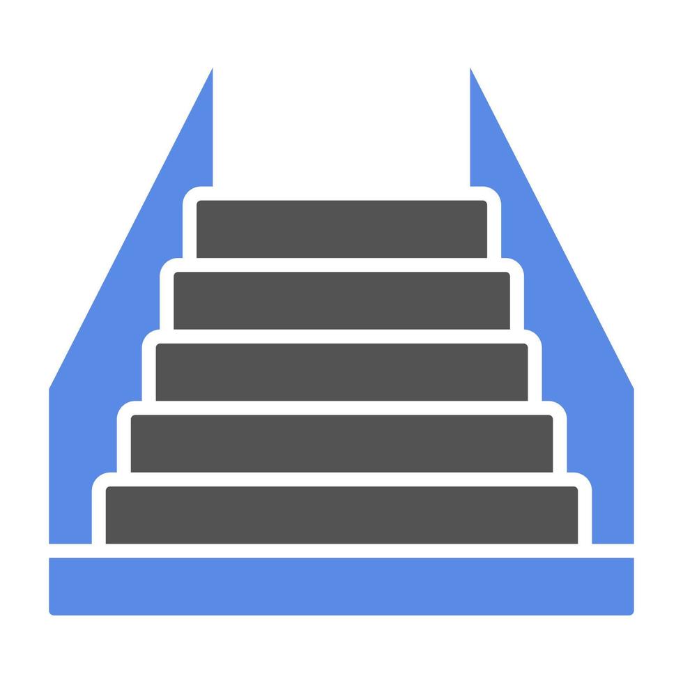 Stairs Vector Icon Style