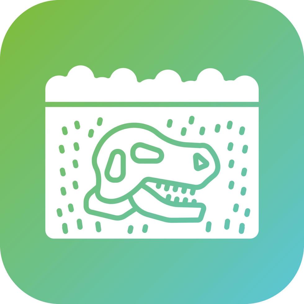 Fossils Vector Icon Style