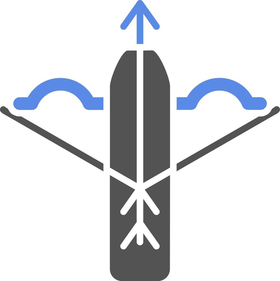Cross Bow Vector Icon Style