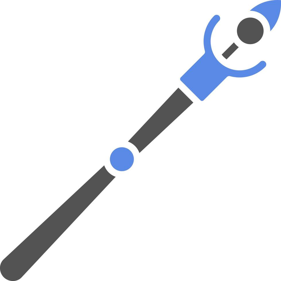Mage Staff Vector Icon Style
