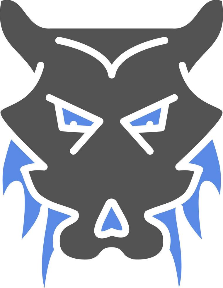 hombre-lobo vector icono estilo