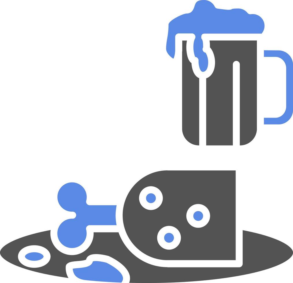 Food and Beer Vector Icon Style