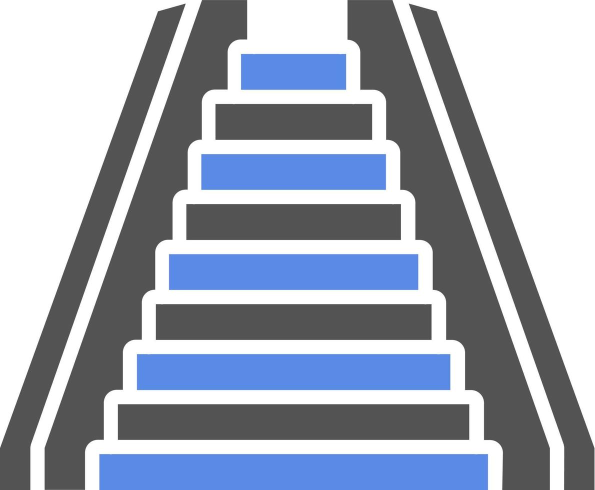 escalera mecánica vector icono estilo