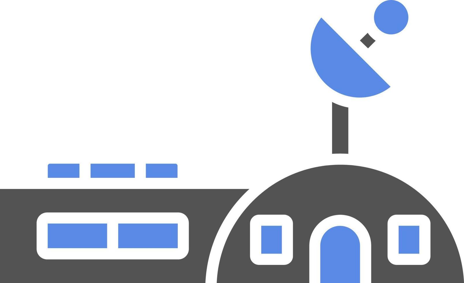 Space Station Vector Icon Style