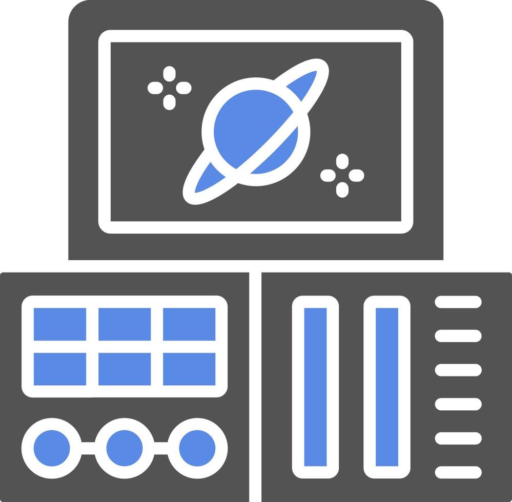 Space Control Panel Vector Icon Style