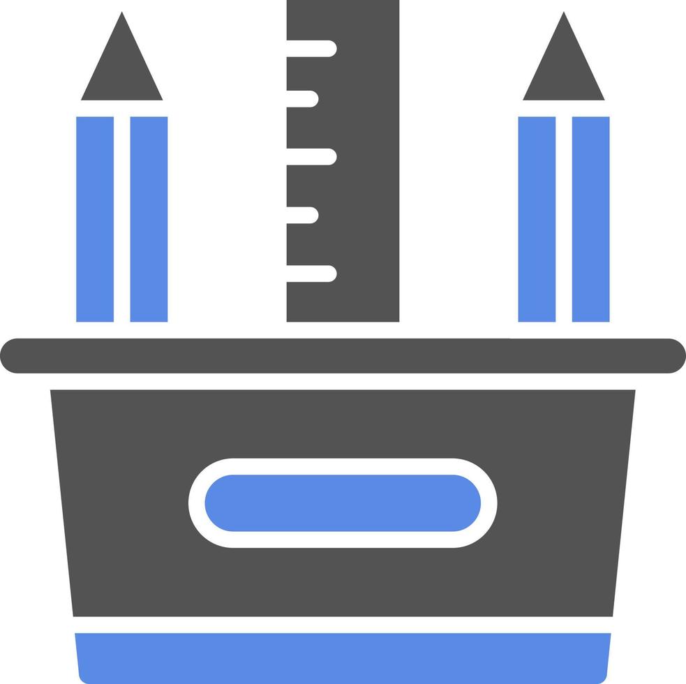 Stationary Items Vector Icon Style