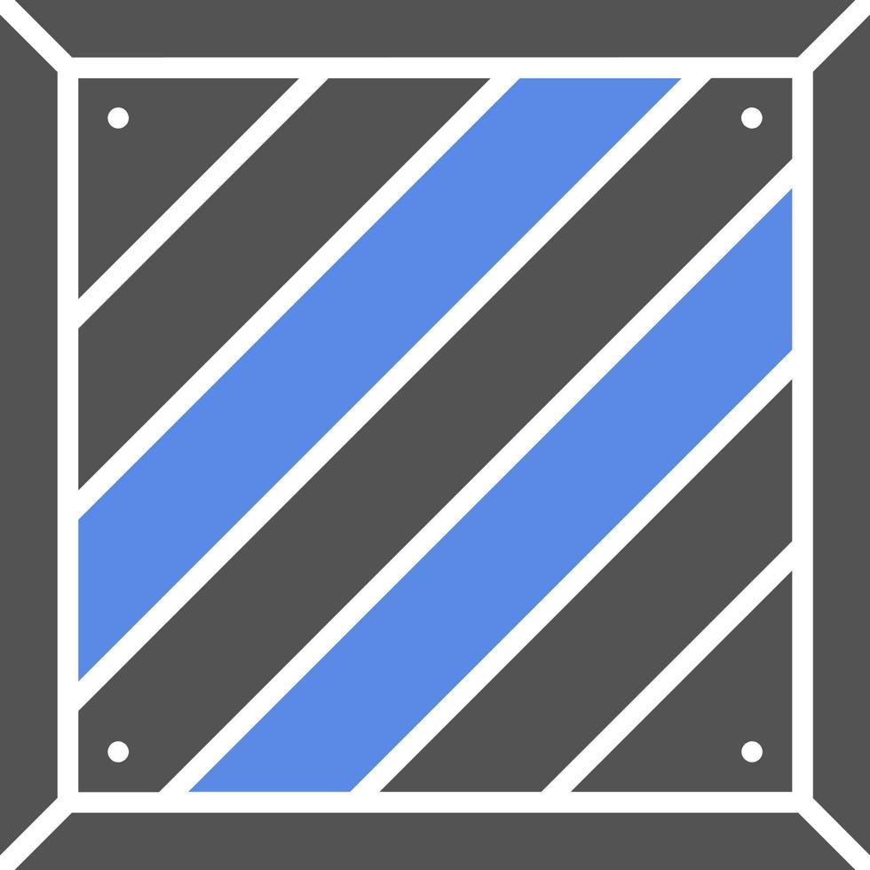 Wooden Box Vector Icon Style
