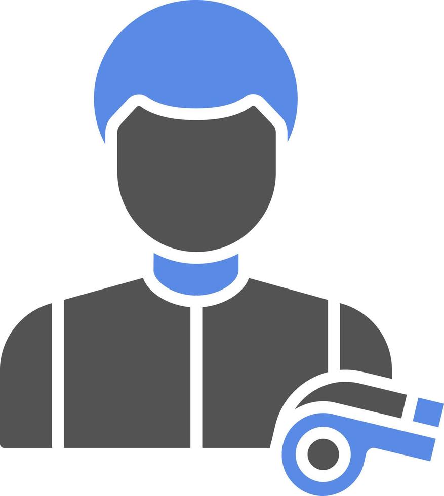 Referee Vector Icon Style